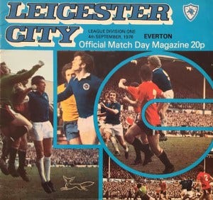 Leicester away magazine