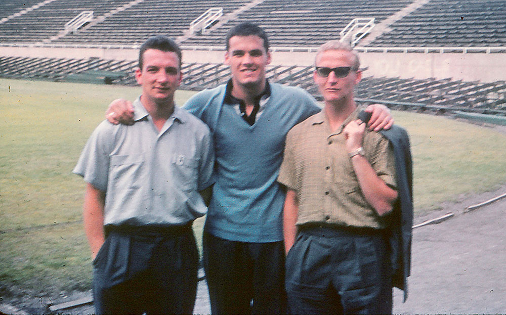 Everton playing at the Polo Grounds, NY