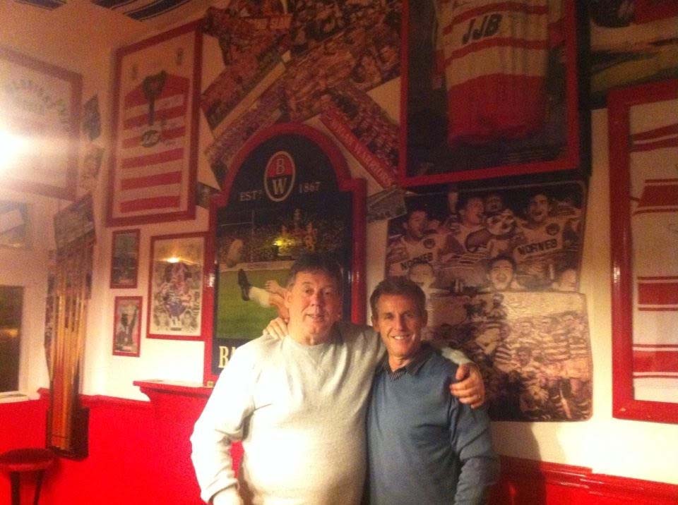 Nigel Groome with Sid Wallace, 2014