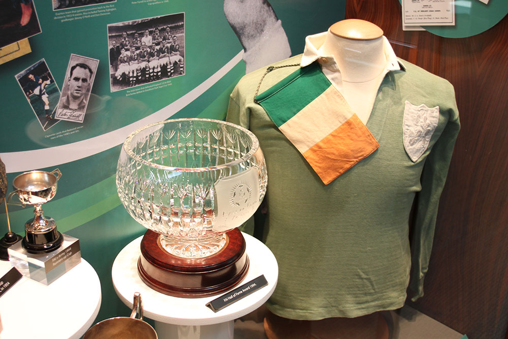 Peter Farrell's alcove in FAI head office